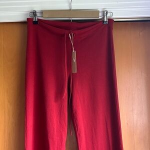 Skims Red Sweatpants or PJ Pants